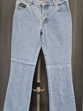 Mid-Rise Light Blue Flare Jeans - No Excuses Jeanswear